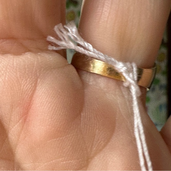 Mid-century modern 14 karat amethyst ring 6.75 size - Picture 5 of 9